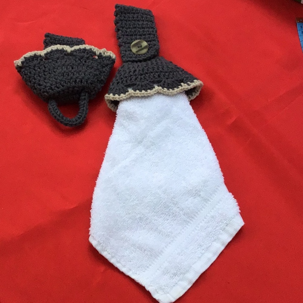 Crochet Towel Toppers (Set of 2)